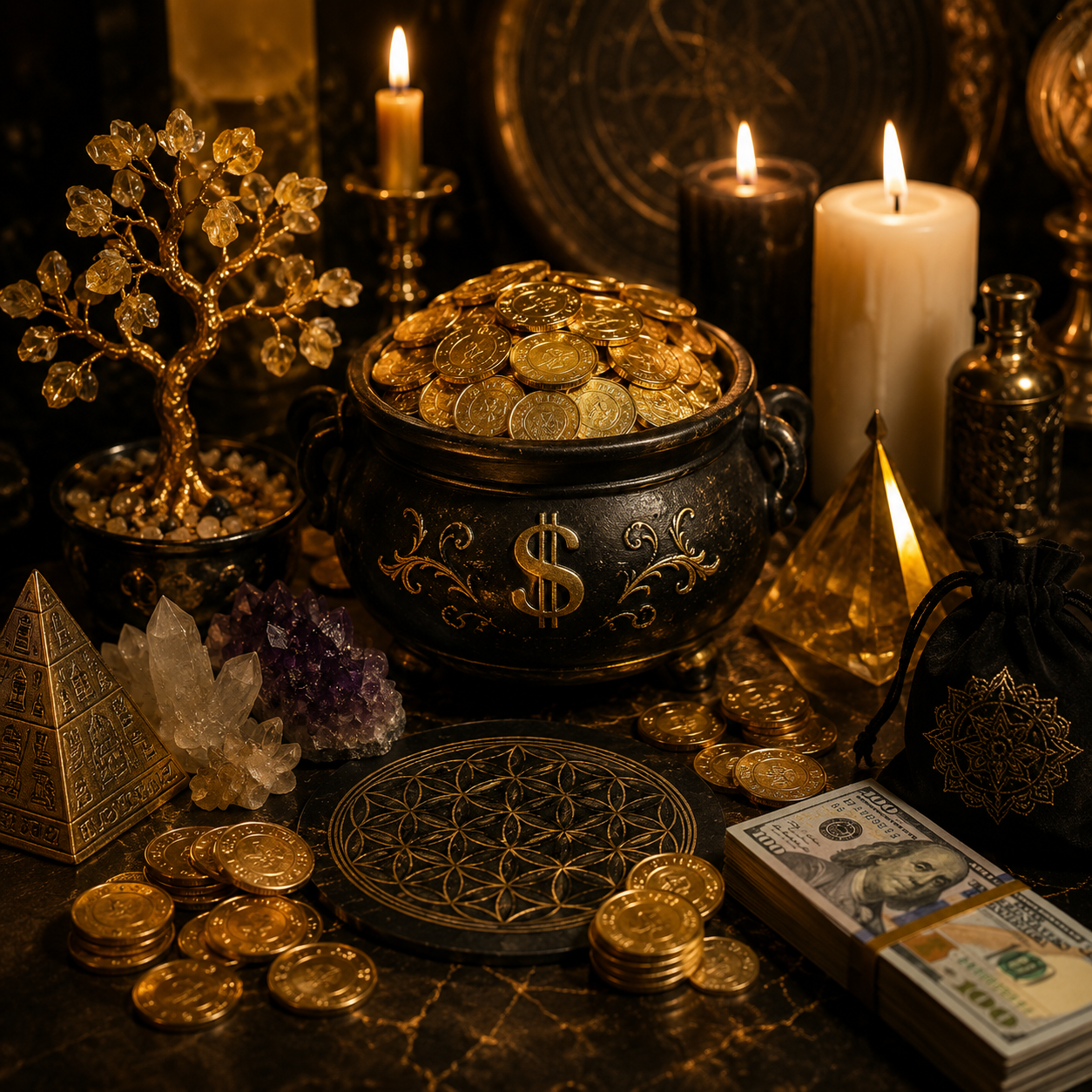 Trabajo espiritual para abundancia y prosperidad económica